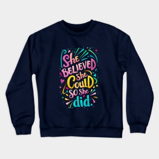 Women Empowerment Crewneck Sweatshirt